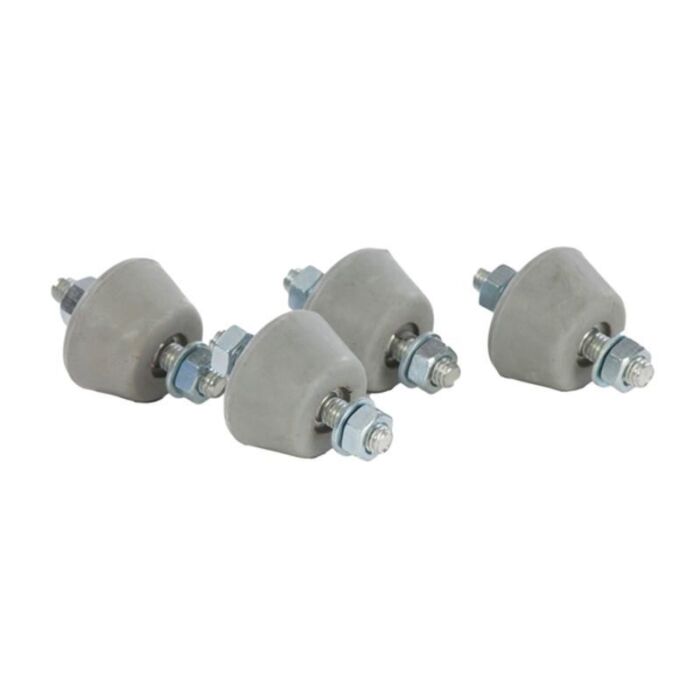 Trillingsdemper soft rubber set 4 stuks