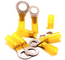 Krimpbare ringkabelschoenen