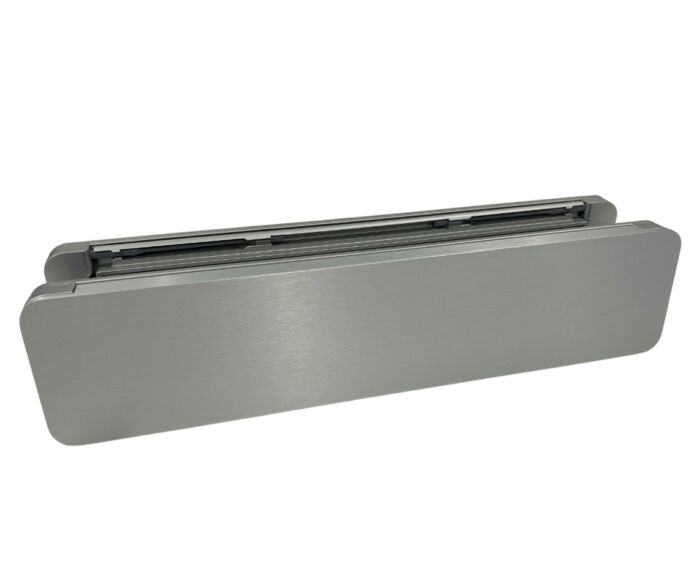 Homebox brievenbus - buitendeel aluminium blank geborsteld - binnendeel gespoten in de kleur aluminium - Afbeelding 3