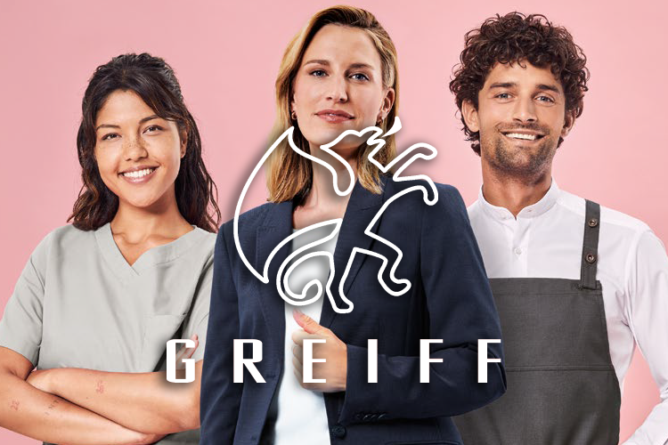 Greiff is een van de vele topmerken in de bedrijfskledingcollectie van Outfit company wear en te personaliseren met borduring of bedrukking