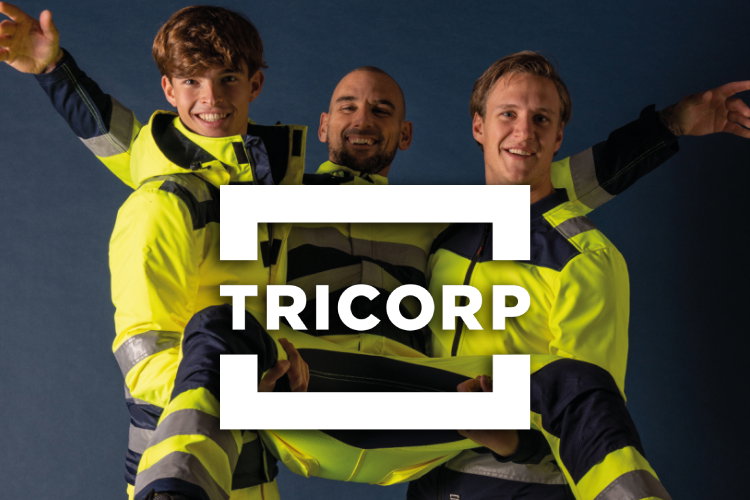 Tricorp is een van de vele topmerken in de bedrijfskledingcollectie van Outfit company wear en te personaliseren met borduring of bedrukking