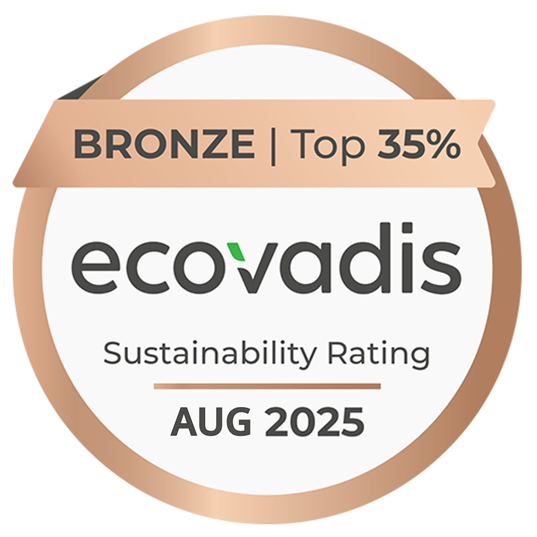 Bronzen EcoVadis medaille Outfit company wear aug 2025 Bronzen EcoVadis medaille Outfit company wear aug 2025