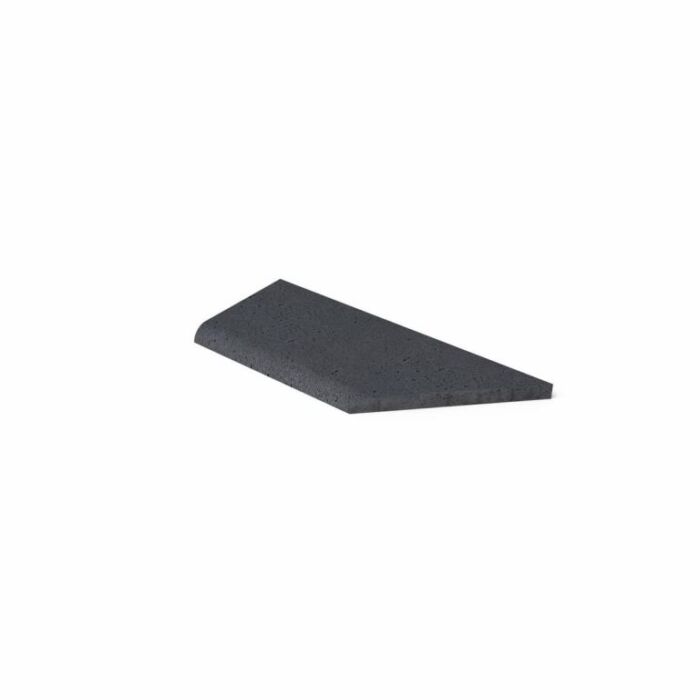Schellevis Zwembadrand Hoek Links (100/60X40X5 cm) Antraciet