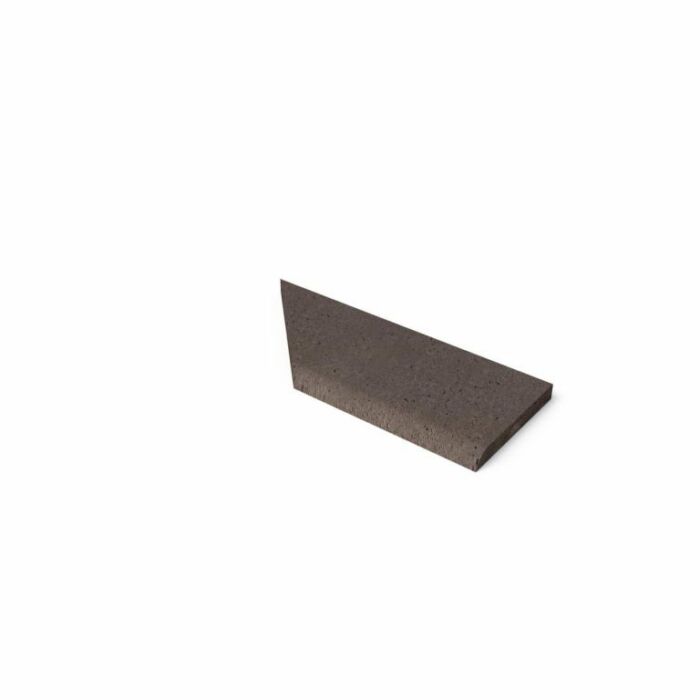 Schellevis Zwembadrand Hoek Rechts (100/60X40X5 cm) Taupe