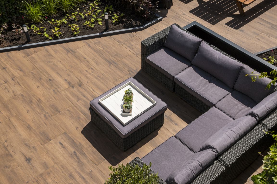 Terrastegel keramiek tuin 120x40cm