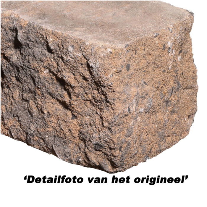 Cliff Walling Bruin/Zwart 30x12x12cm - Afbeelding 2