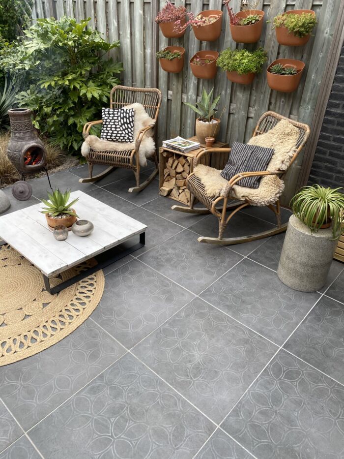 Cera3line Lux & Dutch Square Decor Anthracite 60x60x3cm - Afbeelding 2
