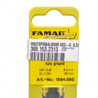 30867 Houtspiraalboor verpakk. 6x92mm