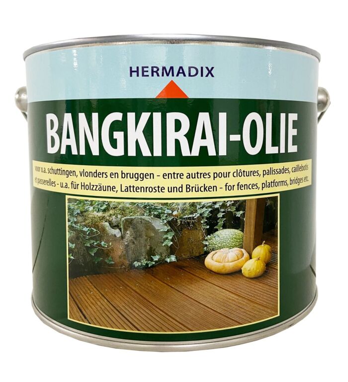Hermadix Bangkirai-olie 2,5 Liter