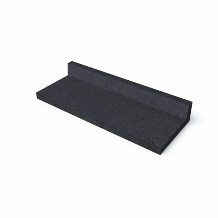 Schellevis Traptrede L-vorm 100x40x15cm Carbon - Afbeelding 2