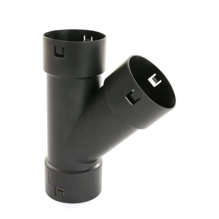 Klik T stuk 45°-80mm