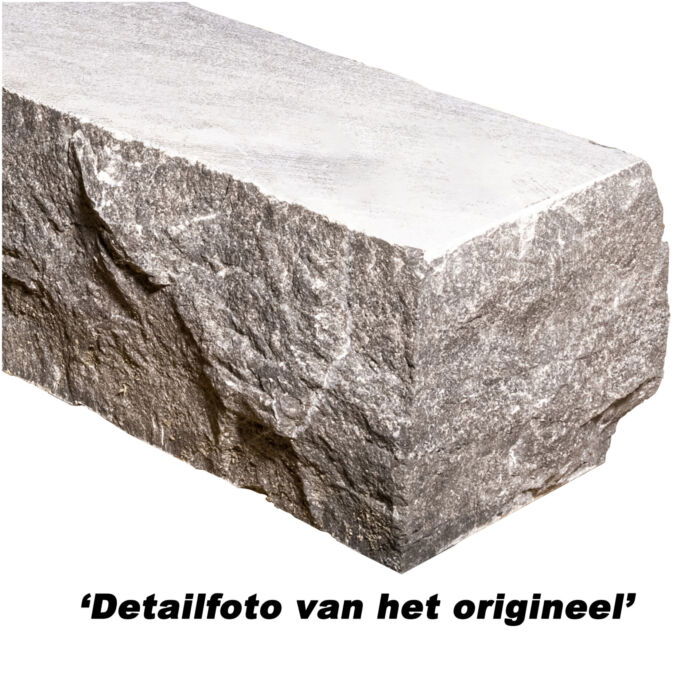Blue Stone stapel element eind-/hoekstuk 50x12x12 cm. gekapt - Afbeelding 2
