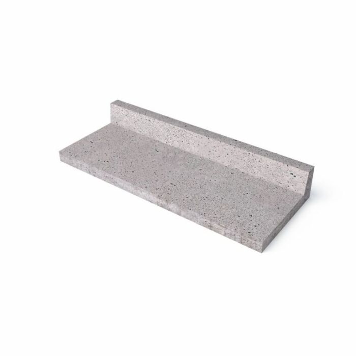 Schellevis Traptrede L-vorm 100x40x15cm Grijs - Afbeelding 2