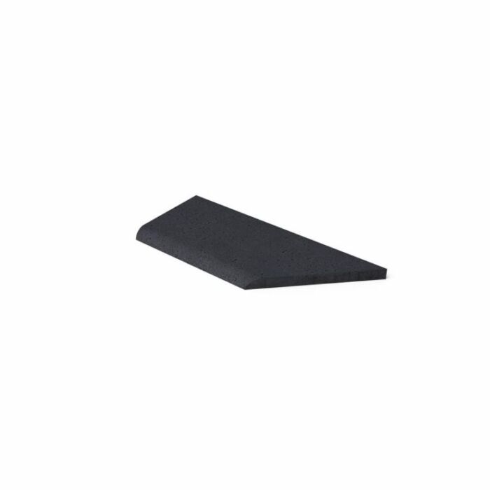 Schellevis Zwembadrand Hoek Links (100/60X40X5 cm) Carbon