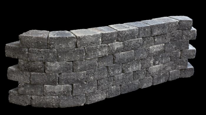 Pilestone Coal 23/17X21.5X10Cm