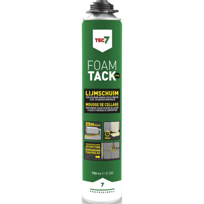 TEC7 Foamtack PRO ( voor Pistool !!! ) spuitlijm