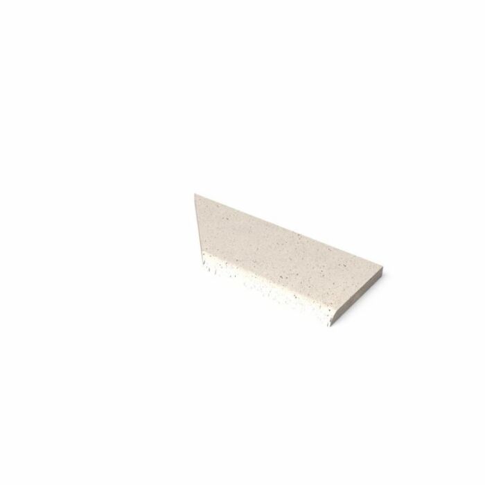 Schellevis Zwembadrand Hoek Rechts (100/60X40X5 cm) Creme