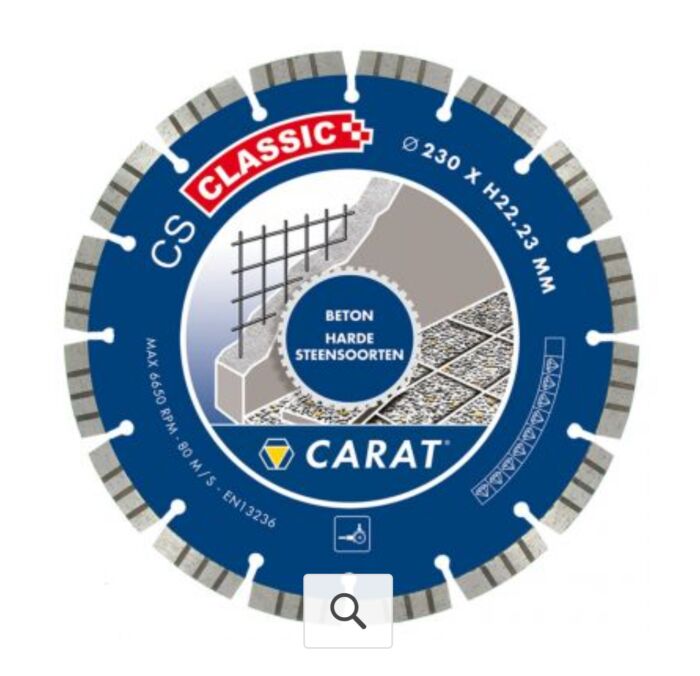 Diamantnatzaag Carat Beton 350 ( Asgat 25,4mm )