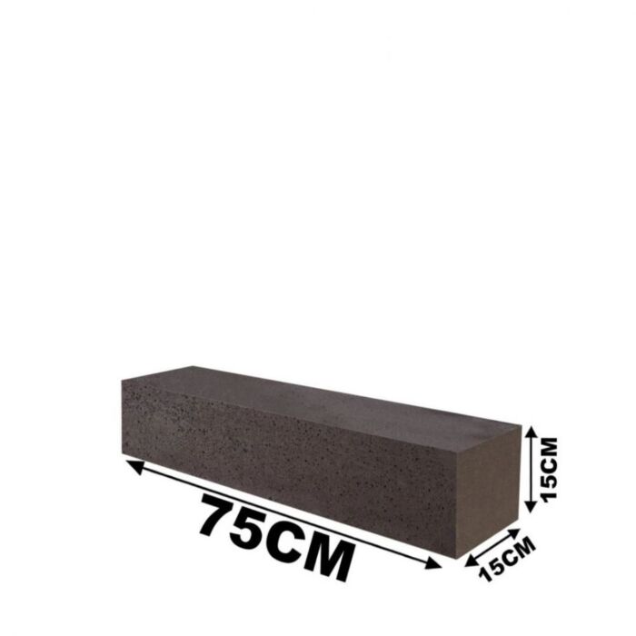 Schellevis Stapelelement 75x15x15cm Taupe
