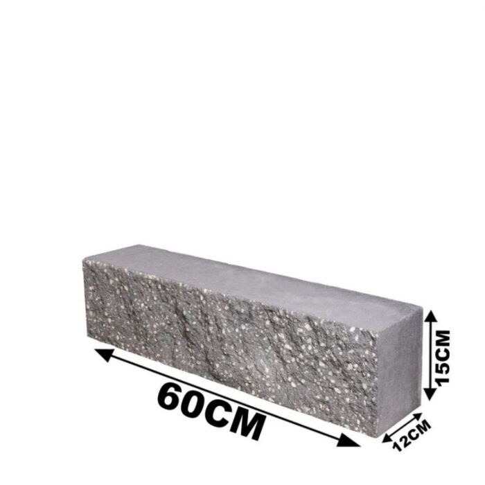 GIGAsplitblok Noors Antraciet 60x12x15cm