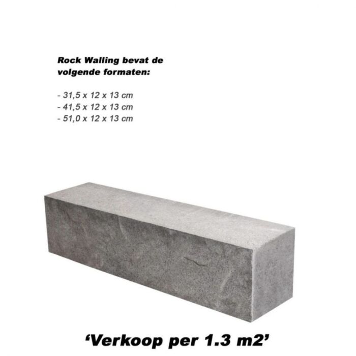 Rock Walling leisteen Antraciet