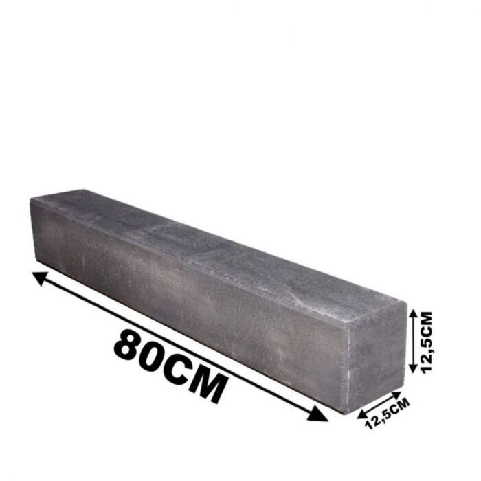 Decor Block Xl Antraciet 80x12,5x12,5cm