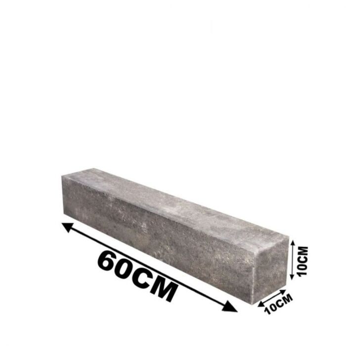 Forto Walling Grijs/Zwart 60x10x10cm