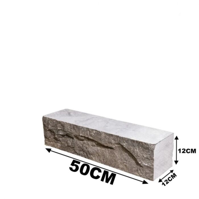 Blue Stone stapel element 50x12x12 cm. gekapt