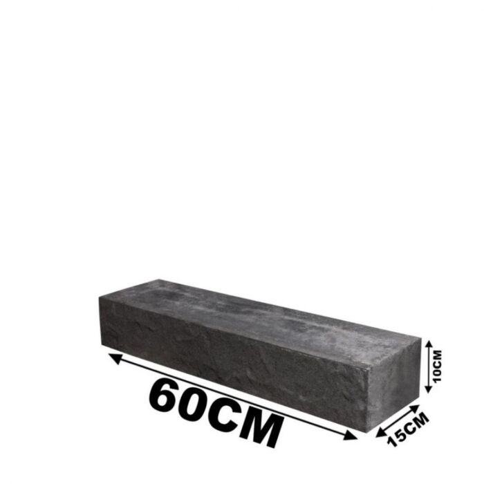 Linia Excellence Rockface 10x15x60 cm Nero