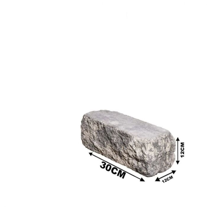 Cliff Walling Grijs/Zwart 30x12x12cm