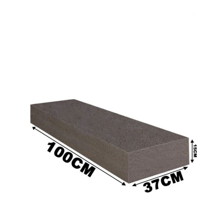 Schellevis Traptrede 100x37x15cm Taupe