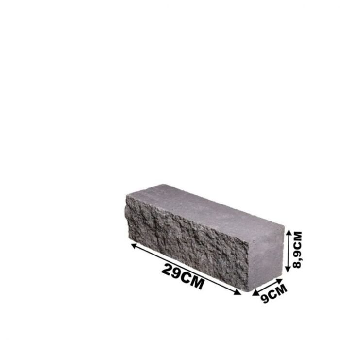 Gevelsteen Rox 29x9x8,9 Antraciet