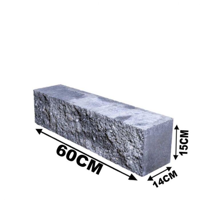 Granibiels 60x14x15 cm Granietgrijs