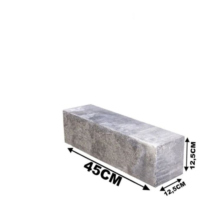 Classico Block Grijs/Zwart 45x12,5x12,5cm