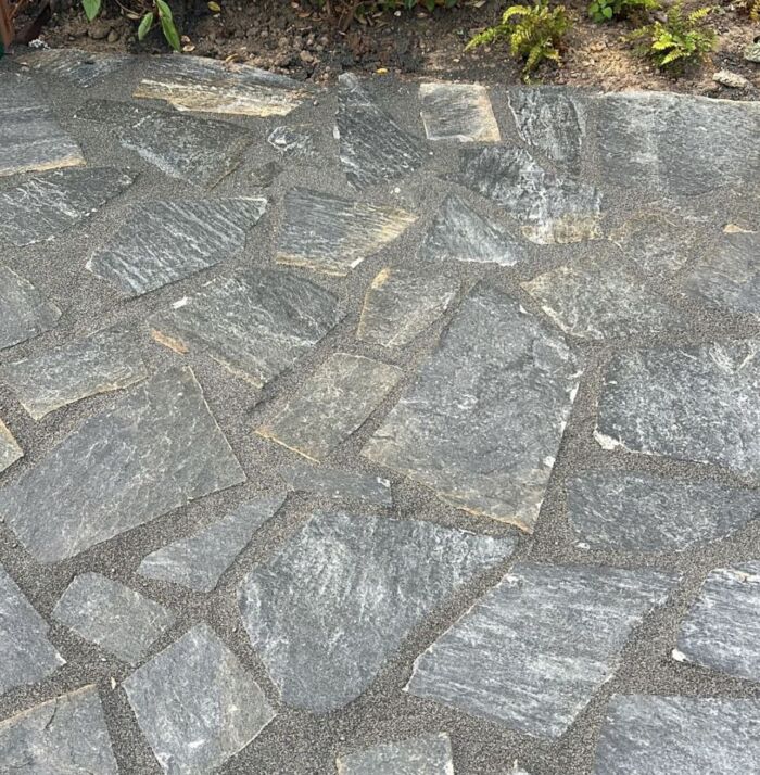 grijze flagstones