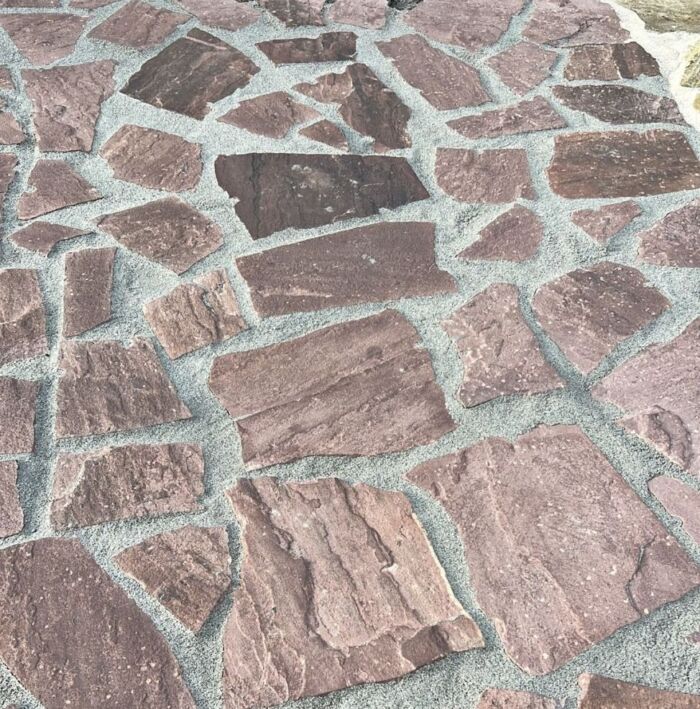 Flagstone tegels terras