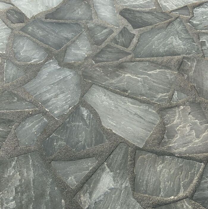 Grijze flagstones