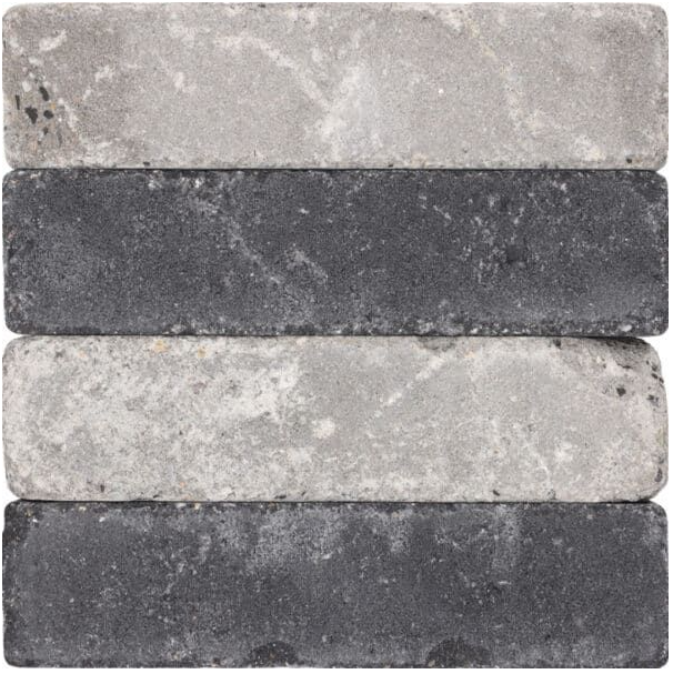 zwart en witte klinker