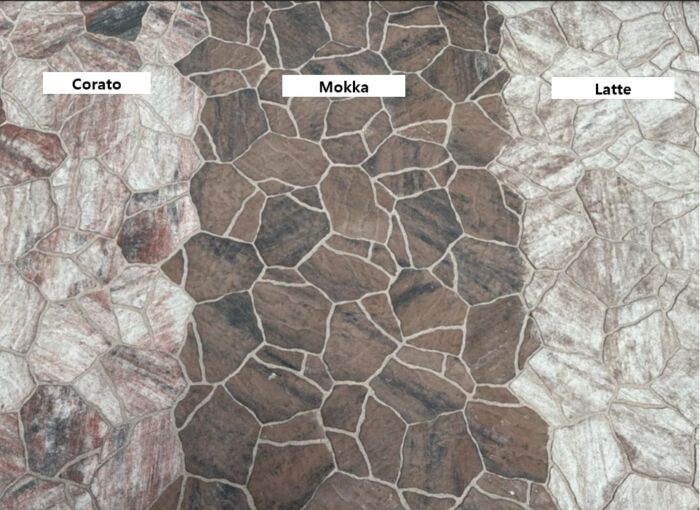 flagstones in 3 kleuren