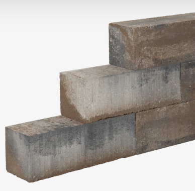 stapelblokken gemeleerd bruin grijs