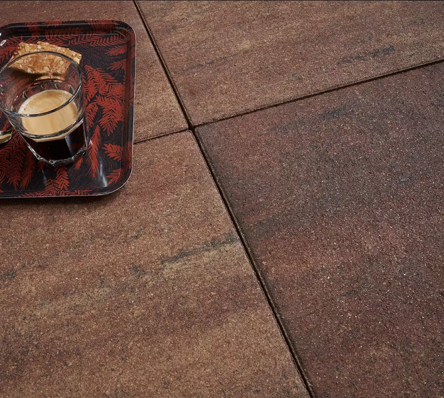 tegel roestbruin voor terras