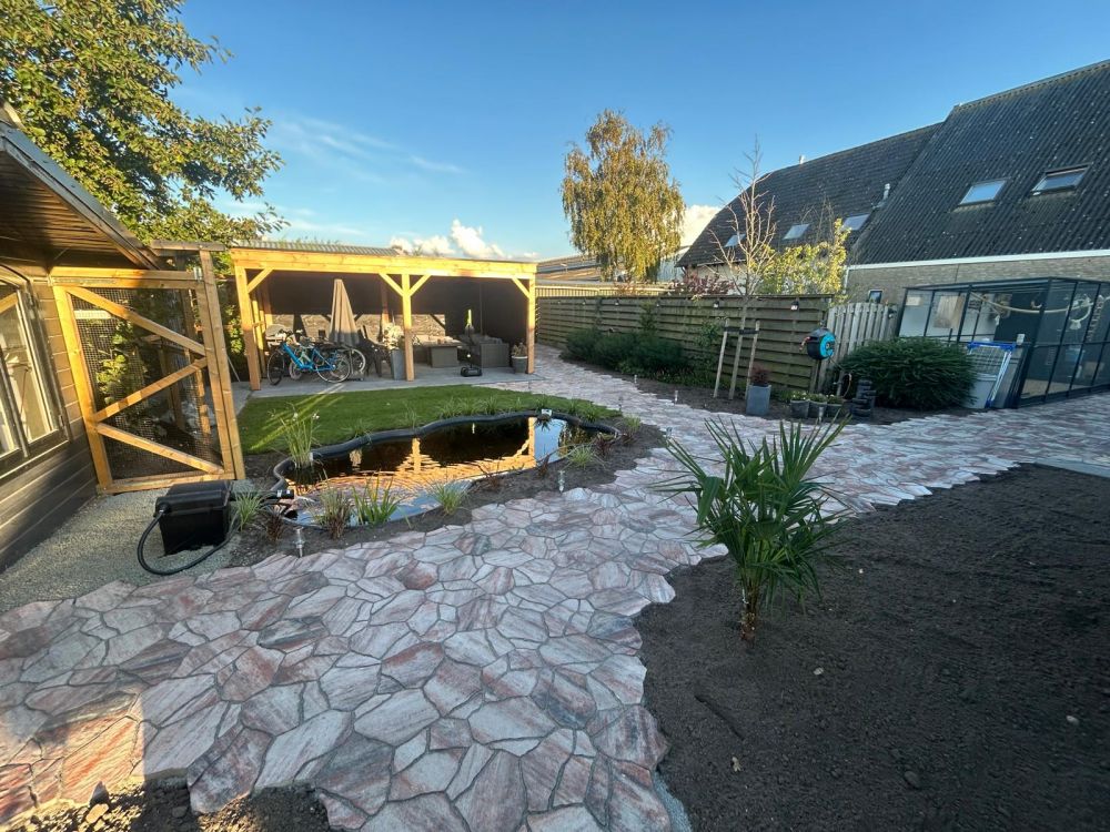 patroon van flagstones