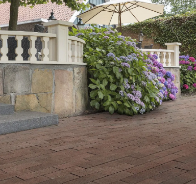 XL klinker strak terras 10x30cm