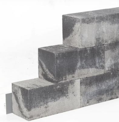 Stapelstenen muur 60x12cm