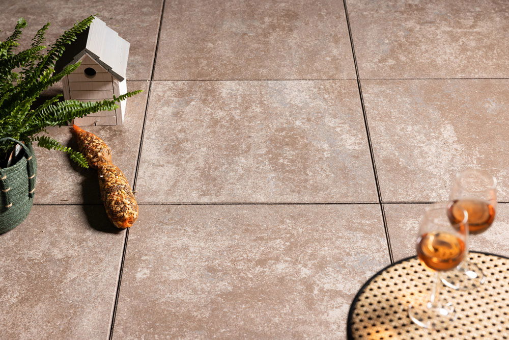 Terrastegel beton wijn 30x60cm